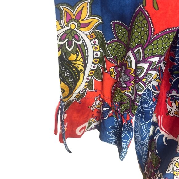 Nygard Bandana Paisley Dress Womens Plus Size 2X New Multicolor - Picture 3 of 10